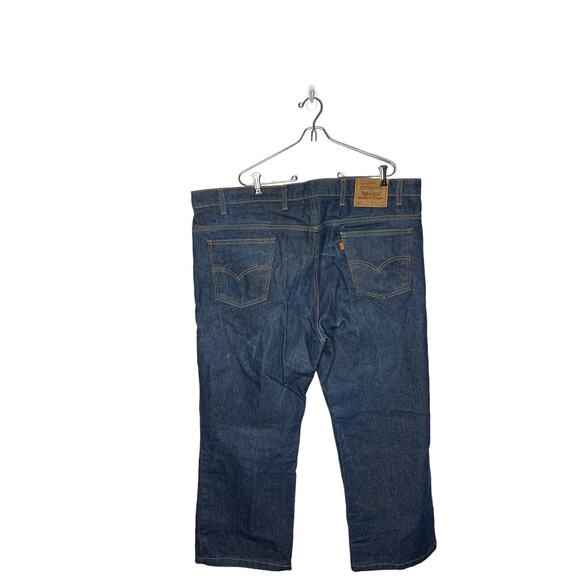Vintage Levis 517 Orange Tab Denim Flare Jeans Mens 46X30 Made in USA 20517-0217